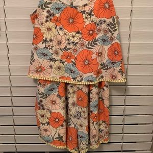 Charlotte Russe floral romper. Size Medium.